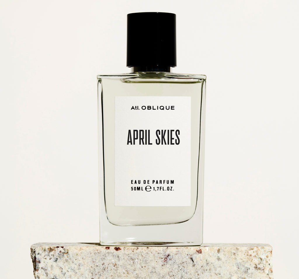 Atelier Oblique, April Skies Parfüm, Parfüm Berlin, frischer Duft, grüner Duft, düfte, Nischen parfüm, eau de parfum, online parfüm, parfümerie shop, Frühlings Duft, Spring Scent, Düfte, besondere parfüm, unique perfume
