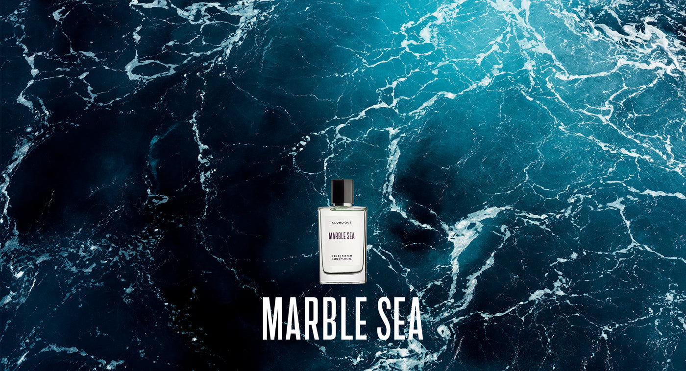 MARBLE SEA | Atelier OBLIQUE | Unisex Eau de Parfumes | Handmade Scented Candles